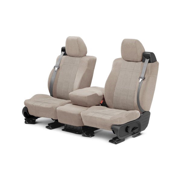  CalTrend® - O.E. Velour 1st Row Sandstone & Premier Custom Seat Covers