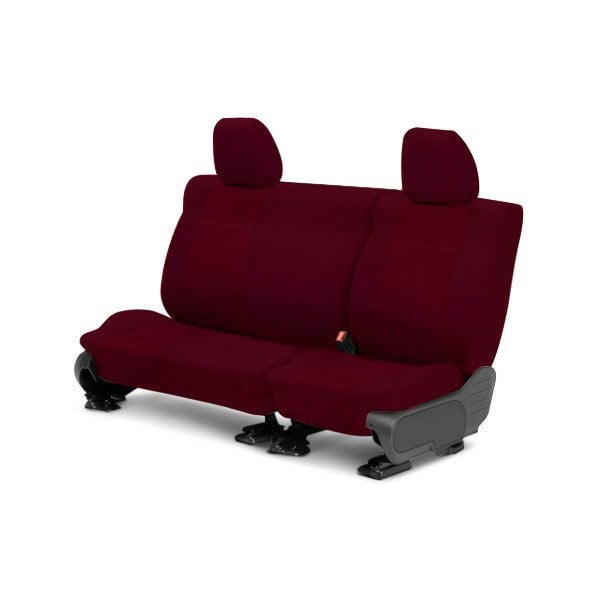  CalTrend® - O.E. Velour 2nd Row Red Custom Seat Covers