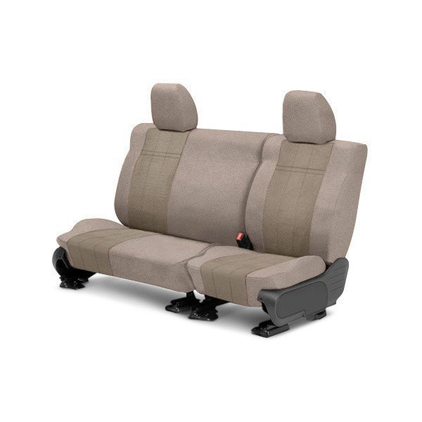  CalTrend® - O.E. Velour 2nd Row Beige & Monarch Custom Seat Covers