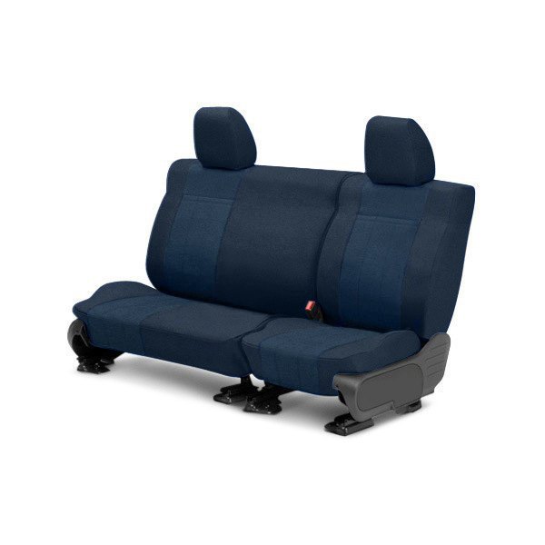  CalTrend® - O.E. Velour 2nd Row Blue & Monarch Custom Seat Covers
