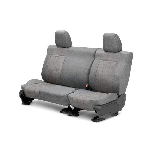  CalTrend® - O.E. Velour 2nd Row Light Gray & Monarch Custom Seat Covers