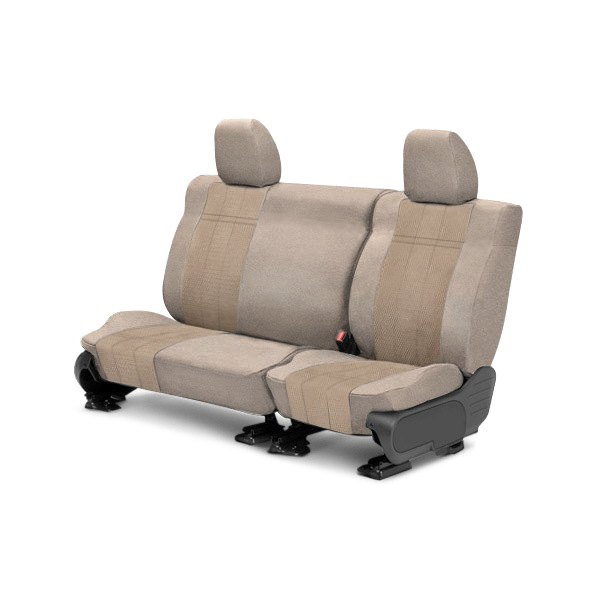  CalTrend® - O.E. Velour 2nd Row Sandstone & Monarch Custom Seat Covers