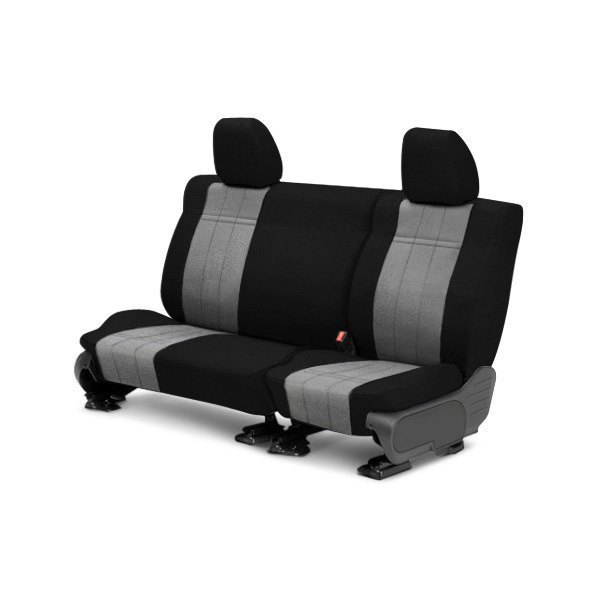  CalTrend® - O.E. Velour 2nd Row Black & Premier Custom Seat Covers