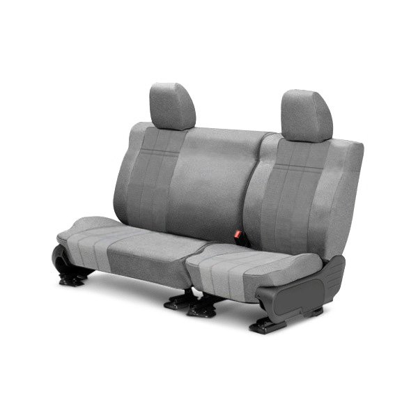  CalTrend® - O.E. Velour 2nd Row Light Gray & Premier Custom Seat Covers