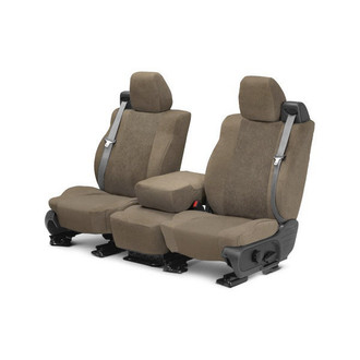 CalTrend® - SuperSuede 1st Row Beige Custom Seat Covers