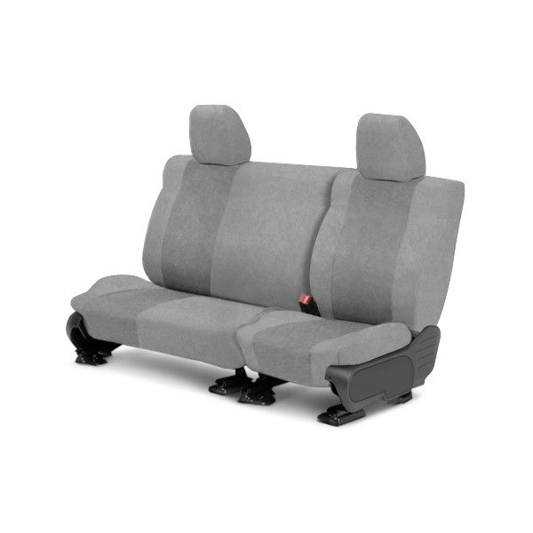  CalTrend® - SuperSuede 2nd Row Light Gray Custom Seat Covers