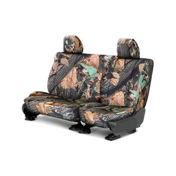  CalTrend® - Tough Camo 2nd Row Wood Custom Seat Covers