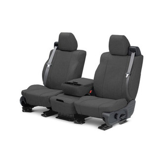 CalTrend® - Tweed 1st Row Charcoal Custom Seat Covers
