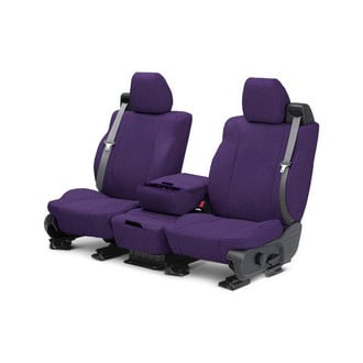 CalTrend® - Tweed 1st Row Purple Custom Seat Covers