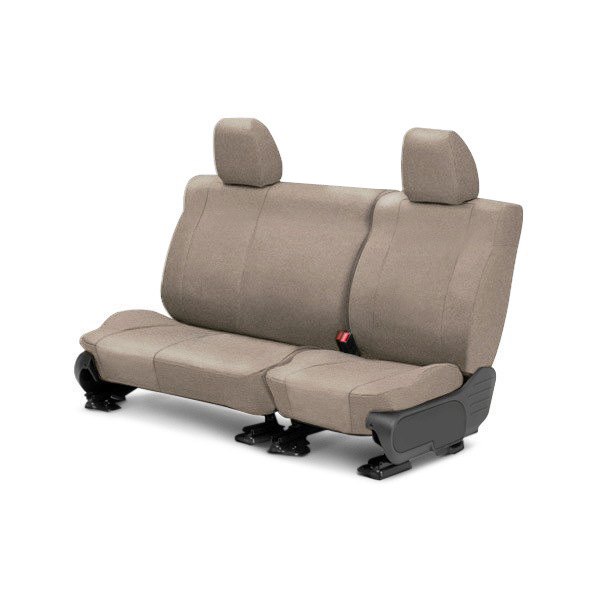  CalTrend® - Tweed 2nd Row Beige Custom Seat Covers