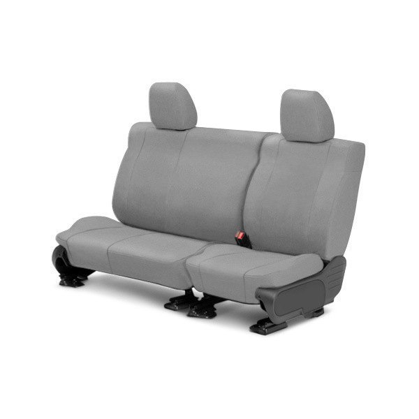  CalTrend® - Tweed 2nd Row Light Gray Custom Seat Covers