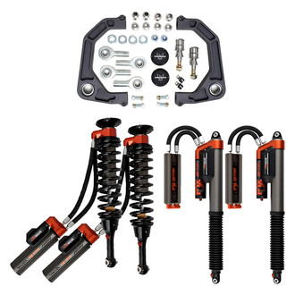 Camburg® - 0"-2" KINETIK Series FOX 3.0 Factory Front and Rear Suspension Lift Kit