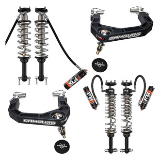Camburg® - 2.5"-3.5" KINETIK Series FOX 2.5 Performance Elite Front and Rear Suspension Lift Kit