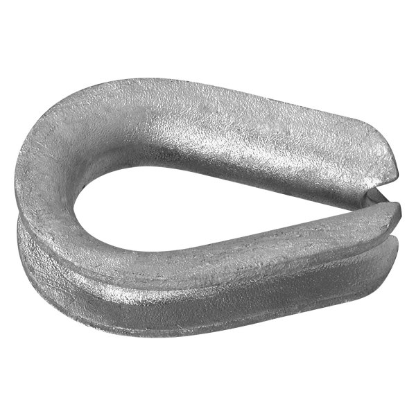 Campbell Chain & Fittings® - 5/16" Galvanized Heavy Wire Rope Thimble