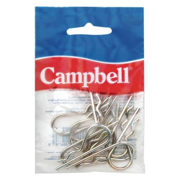 Campbell Chain & Fittings® - 3/32" Yellow Chromate Hitch Pin Clip Pack