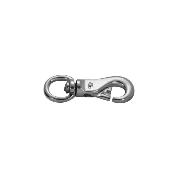 Campbell Chain & Fittings® - 7/8" Zinc-Plated Steel Swivel Round Eye Animal Snap