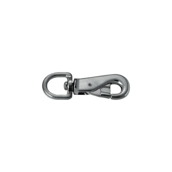 Campbell Chain & Fittings® - 7/8" Nickel Plated Steel Swivel Round Eye Snap