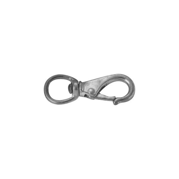 Campbell Chain & Fittings® - 11/16" Polished Steel Swivel Round Eye Quick Snap