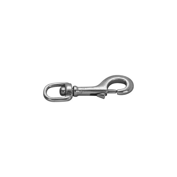 Campbell Chain & Fittings® - 3/8" Polished Steel Swivel Round Eye Bolt Snap
