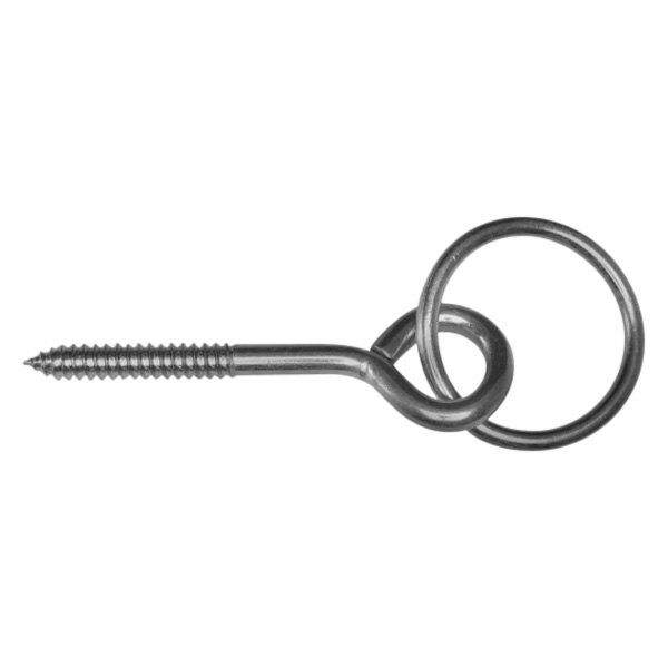 Campbell Chain & Fittings® - 2" Zinc-Plated Steel Hitch Ring with 3-1/2" Screw Eye