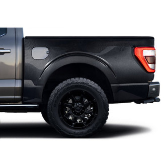 Carbon Creations® - 4" Bulge Style Carbon Fiber Rear Bedsides