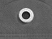 Hidden grommets allow for securing the cover in place