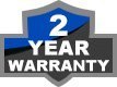 Backed by a two-year warranty