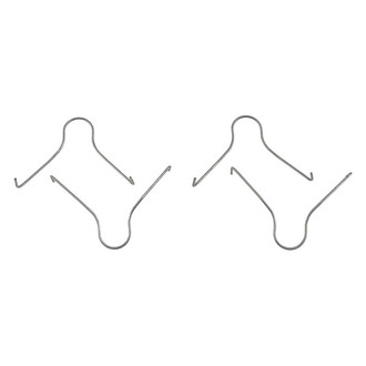 Carlson® - Front Disc Brake Anti-Rattle Clip Set