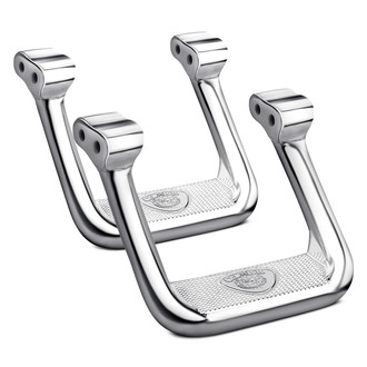 CARR® - Hoop II Polished Aluminum Steps