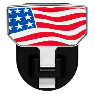CARR® - HD Hitch Step with American Flag Logo for 2" Receivers
