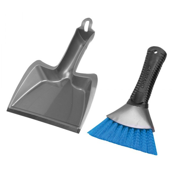 Carrand® - Grip Tech™ Deluxe Dust Pan and Broom