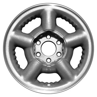 CCI® - 5-Spoke Silver with Machined Lip 15x7 Alloy Factory Wheel - Remanufactured