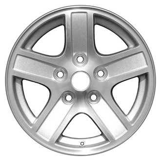 CCI® - 5-Spoke Silver with Machined Face 17x8 Alloy Factory Wheel - Remanufactured