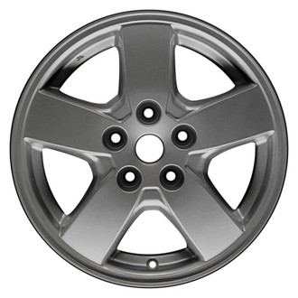 CCI® - 5-Spoke Silver with Machined Face 16x6.5 Alloy Factory Wheel - Remanufactured