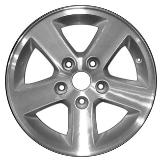 CCI® - 5-Spoke Silver with Machined Face 16x6.5 Alloy Factory Wheel - Remanufactured
