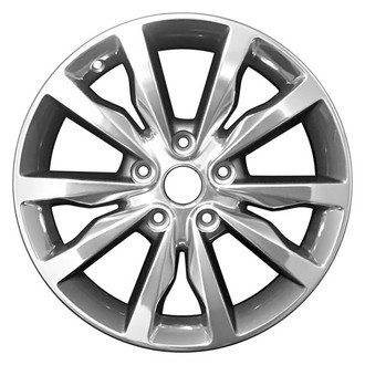 CCI® - 5 V-Spoke Polished with Charcoal Metallic Accents 18x8 Alloy Factory Wheel - Remanufactured