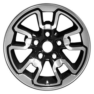 CCI® - Double 5-Spoke Black with Polished Accents 17x8 Alloy Factory Wheel - Remanufactured