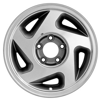 CCI® - 5 Spiral-Spoke Charcoal with Machined Face 15x7 Alloy Factory Wheel - Remanufactured