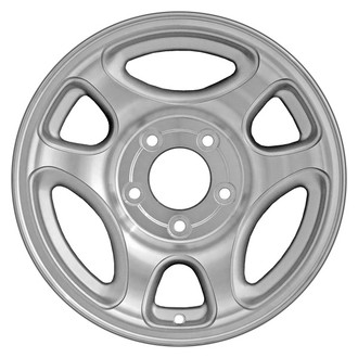 CCI® - 3 V-Spoke Silver with Machined Accents 16x7 Alloy Factory Wheel - Remanufactured