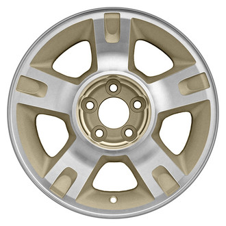 CCI® - 5-Spoke Tan with Machined Face 16x7 Alloy Factory Wheel - Remanufactured