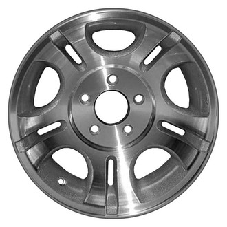 CCI® - 5-Slot Machined and Silver 15x7 Alloy Factory Wheel - Remanufactured