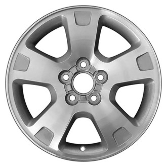 CCI® - 5-Spoke Silver with Machined Accents 17x7 Alloy Factory Wheel - Remanufactured