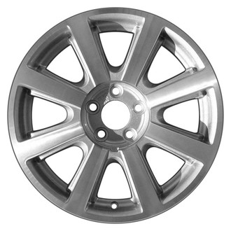 CCI® - 8-Spoke Machined with Silver Pockets 18x7.5 Alloy Factory Wheel - Remanufactured