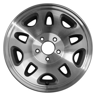 CCI® - 10-Slot Machined and Charcoal Metallic 15x7 Alloy Factory Wheel - Remanufactured