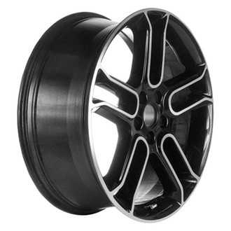 CCI® - Double 5-Spoke Gloss Black with Machined Accents 20x8 Alloy Factory Wheel - Remanufactured
