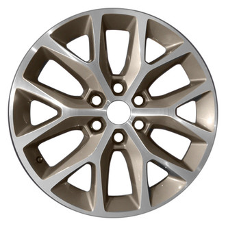 CCI® - 6 Y-Spoke Machined and Tan Metallic 20x8.5 Alloy Factory Wheel - Remanufactured