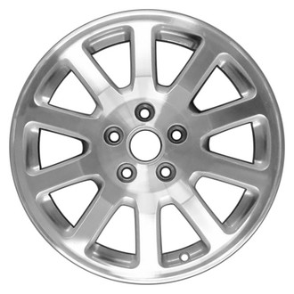 CCI® - 10 I-Spoke Machined with Silver Vents 17x6.5 Alloy Factory Wheel - Remanufactured