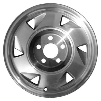CCI® - 6-Slot Machined Silver 15x7 Alloy Factory Wheel - Remanufactured