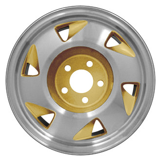 CCI® - 6-Slot Gold with Machined Accents 15x7 Alloy Factory Wheel - Remanufactured