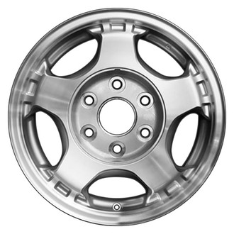 CCI® - 5-Spoke Silver with Machined Face 16x7 Alloy Factory Wheel - Remanufactured